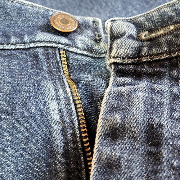 LEE ORIGINAL JEANS, WOMEN'S FIVE POCKET BLUE JEANS, SIZE 12, NOT WORN - Picture 9 of 9